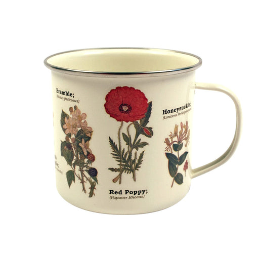 Gift Republic Enamel Mugs - Wild Flowers Illustrated Enamel mug