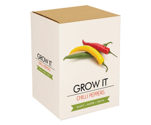 Gift Republic Plant & Herb Growing Kits - Grow Your Own Chilli Plants - Grow It Chilli Peppers