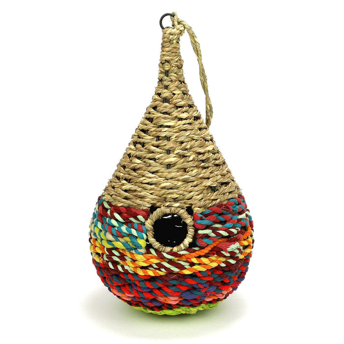 Jardinopia Bird Houses & Tables - Teardrop Shaped Munja-Jute Birdhouse