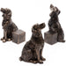 Jardinopia Plant Pot Accessories - Plant Pot Feet - Bronze Springer Spaniel