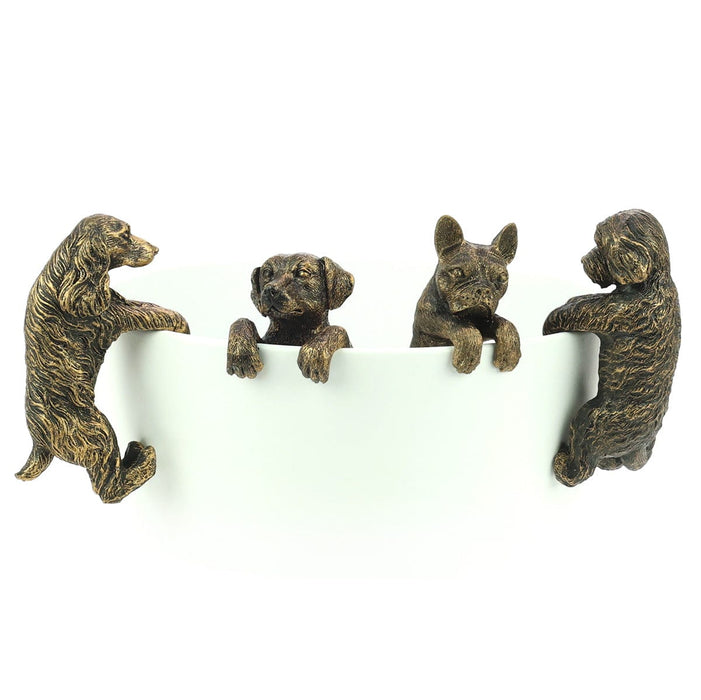 Jardinopia Plant Pot Accessories - Plant Pot Hanger - Bronze Dogs