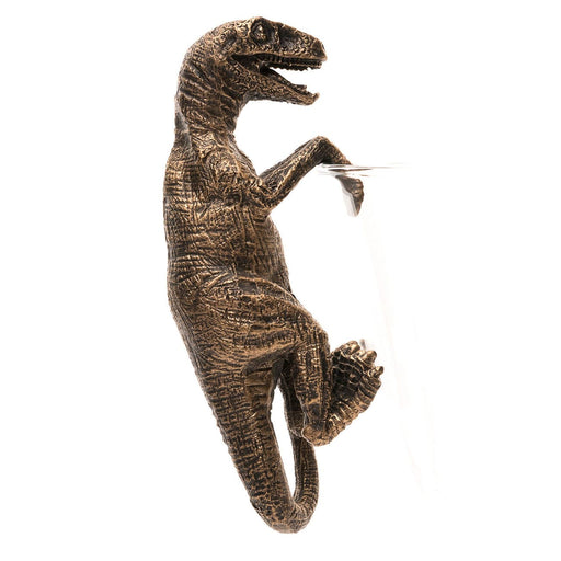 Jardinopia Plant Pot Accessories - Plant Pot Hanger - Bronze Velociraptor