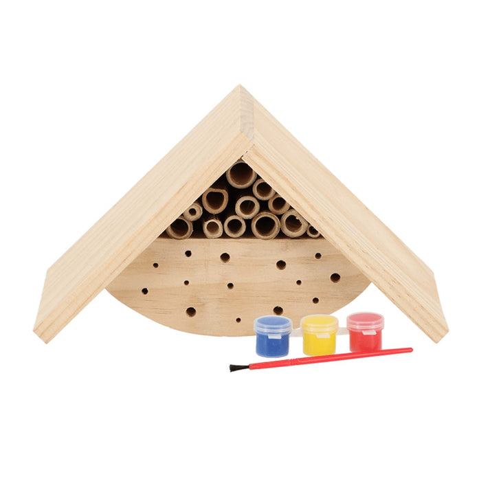 Kids in the Garden Garden Decor - Paint-Your-Own Insect Hotel Gift Set for Kids (FSC 100%)