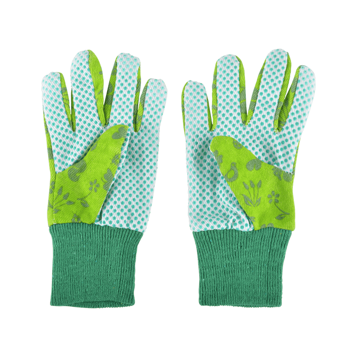 Kids in the Garden Gardening Gloves - Children's Gardening Gloves (Cheerful Print)