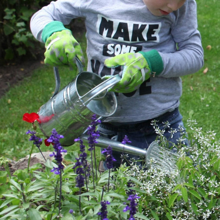 Kids in the Garden Gardening Gloves - Children's Gardening Gloves (Cheerful Print)