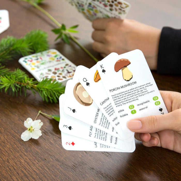 Kikkerland Card Decks - Foragers Playing Cards