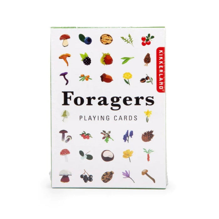 Kikkerland Card Decks - Foragers Playing Cards