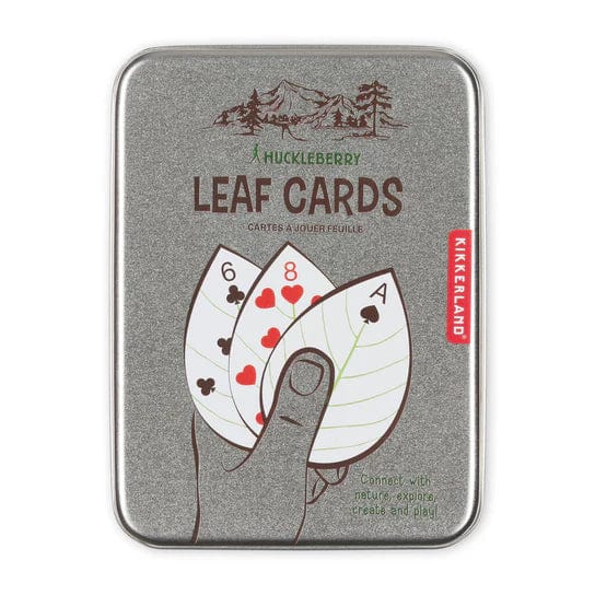 Kikkerland Card Decks - Leaf Playing Cards