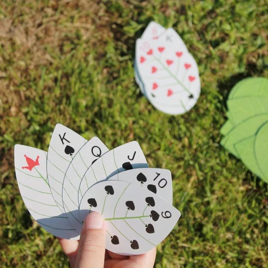 Kikkerland Card Decks - Leaf Playing Cards