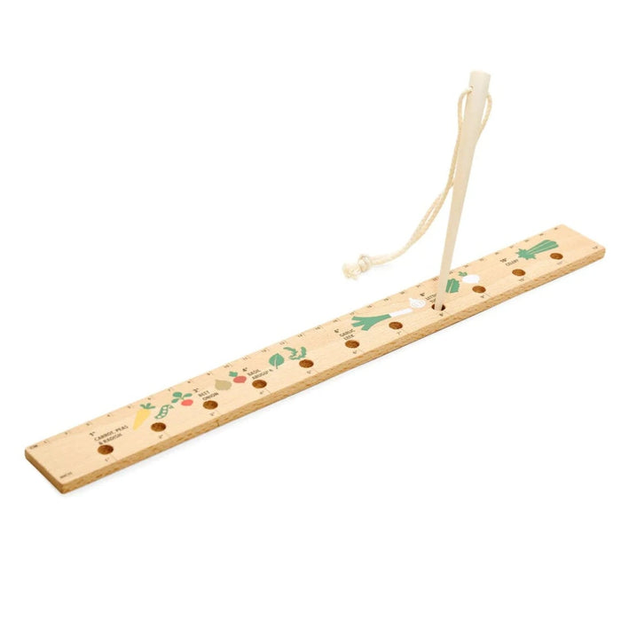 Kikkerland Garden Essentials - Seeding Ruler & Dibber