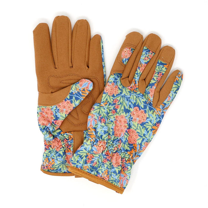 Orange Grove Gardening Gloves - William Morris Jasmine Gardening Gloves