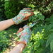 Orange Grove Gardening Gloves - William Morris Jasmine Spring Gardening Gloves