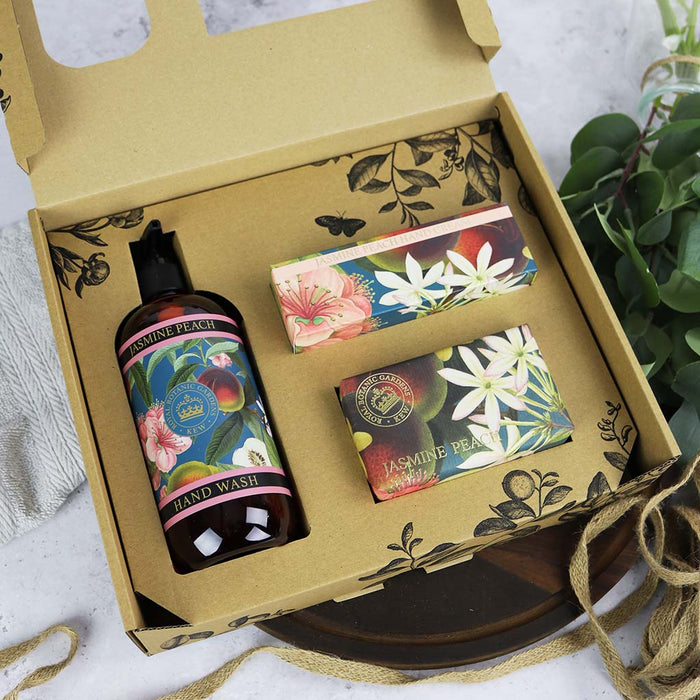 Royal Botanic Gardens, Kew Skin Care Gift Sets - Kew Jasmine Peach Hand Care Gift Set