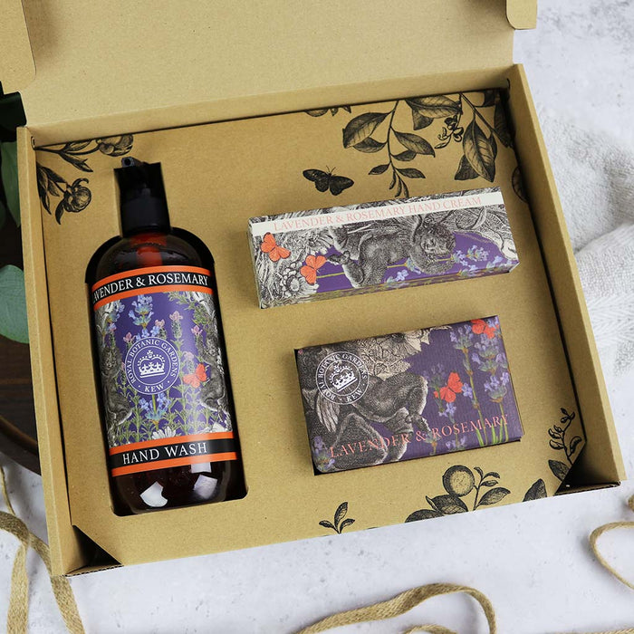 Royal Botanic Gardens, Kew Skin Care Gift Sets - Kew Lavender & Rosemary Hand Care Gift Set