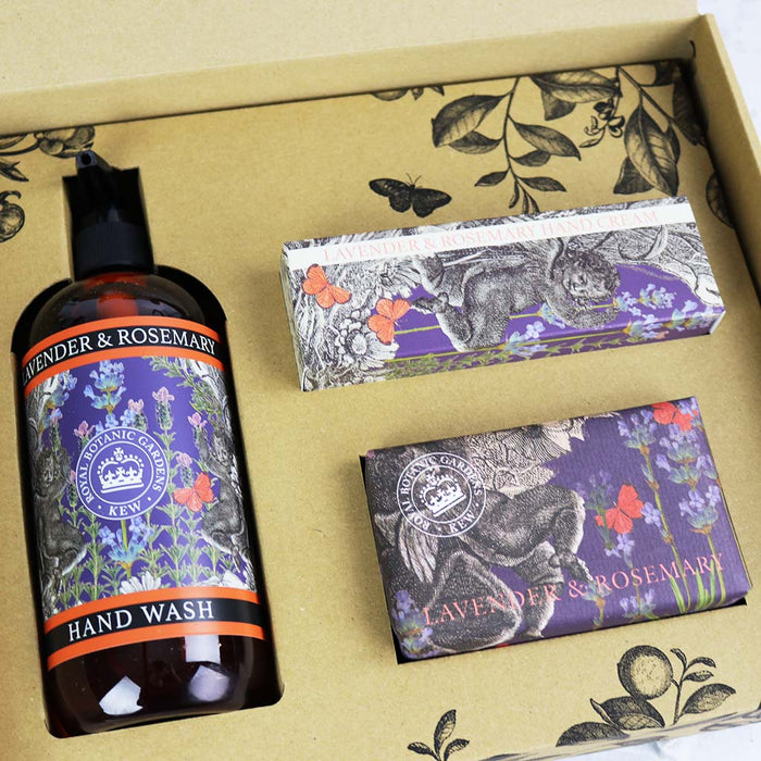 Royal Botanic Gardens, Kew Skin Care Gift Sets - Kew Lavender & Rosemary Hand Care Gift Set