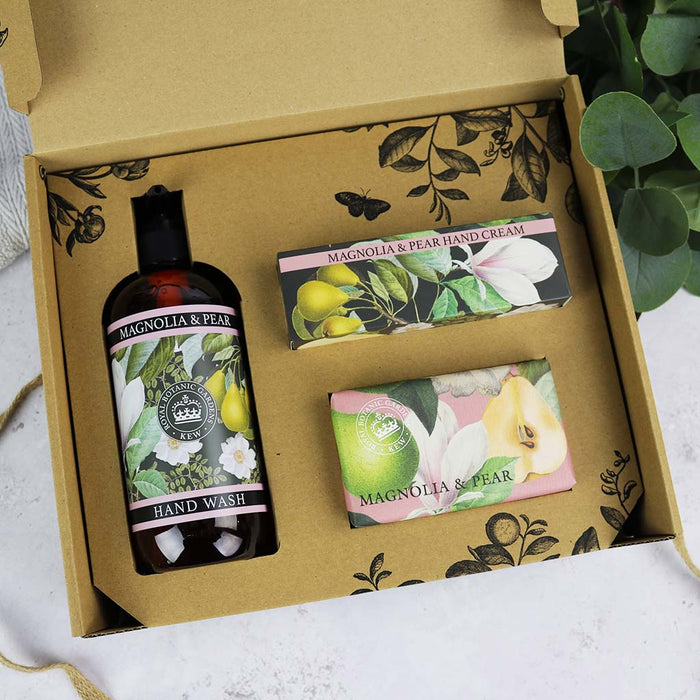 Royal Botanic Gardens, Kew Skin Care Gift Sets - Kew Magnolia & Pear Hand Care Gift Set