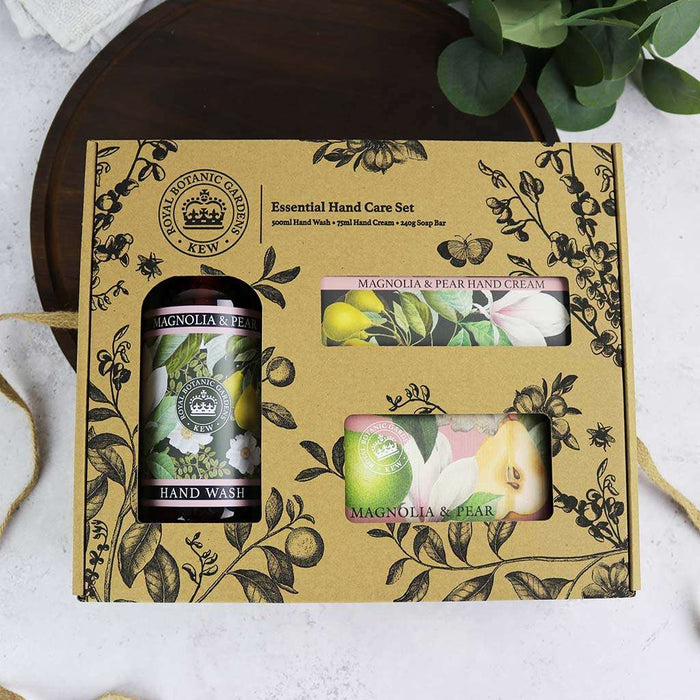 Royal Botanic Gardens, Kew Skin Care Gift Sets - Kew Magnolia & Pear Hand Care Gift Set