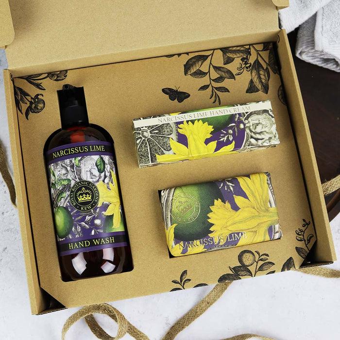 Royal Botanic Gardens, Kew Skin Care Gift Sets - Kew Narcissus Lime Hand Care Gift Set