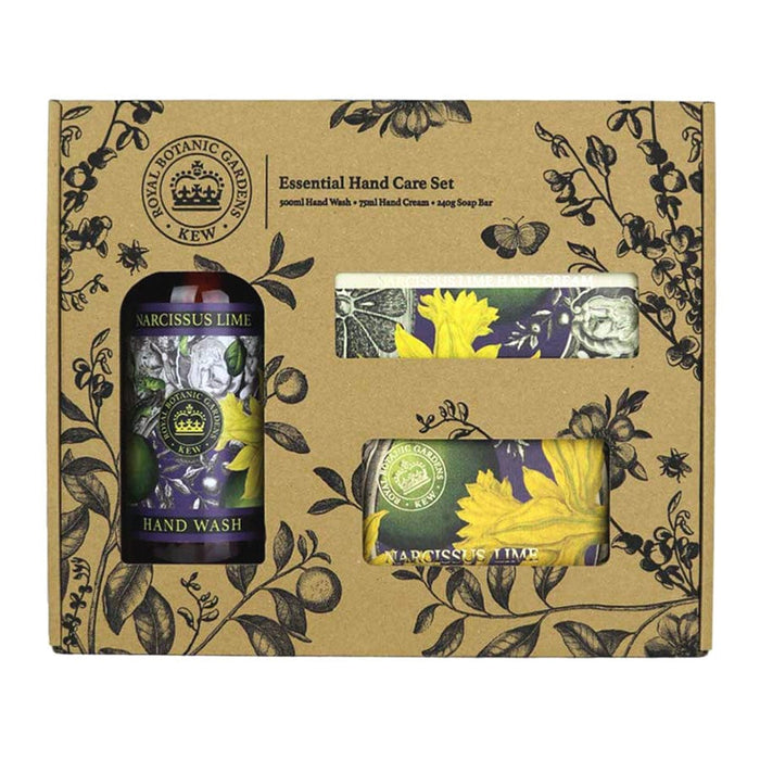 Royal Botanic Gardens, Kew Skin Care Gift Sets - Kew Narcissus Lime Hand Care Gift Set