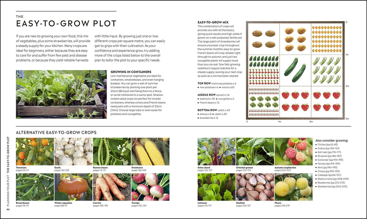 Royal Horticultural Society (RHS) Books - RHS Step By Step Veg Patch