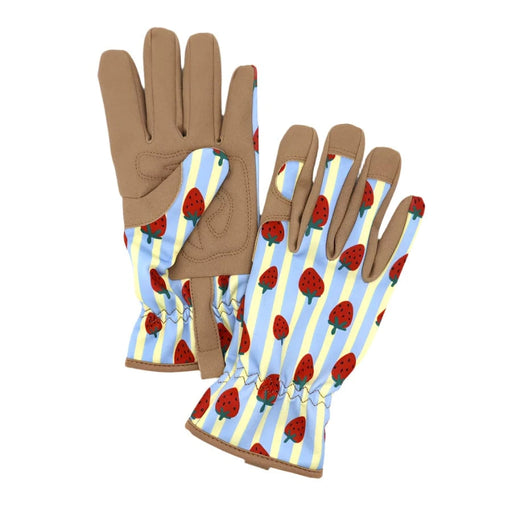 Saje Gardening Gloves - Strawberry Stripes Gardening Gloves