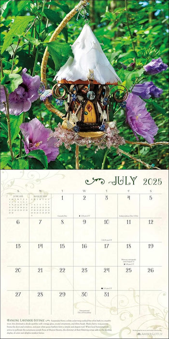 Sally J Smith Calendars & Diaries - Fairy Houses Wall Calendar 2025