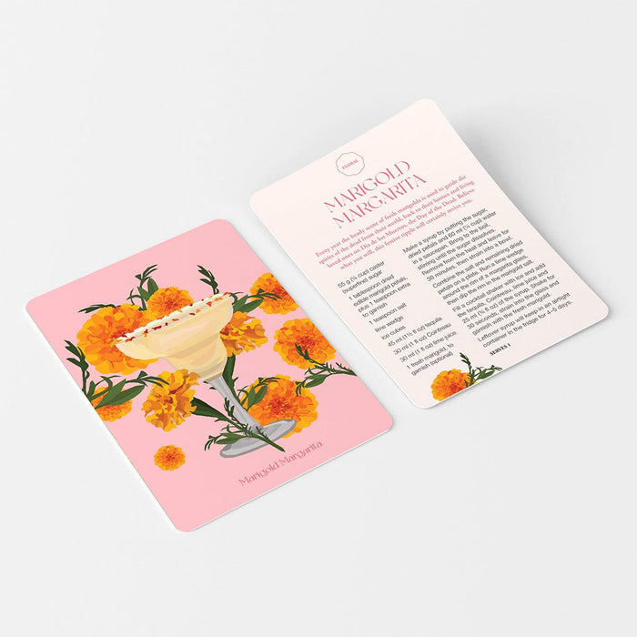 Smith Street Books Card Decks - Botanical Cocktail: 50 Cocktail Recipe Cards