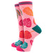 Sock Talk Socks - Women's Socks - Pink Tropical Leaf