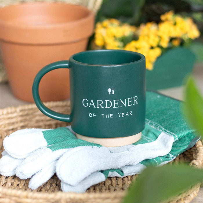 Something Different Enamel Mugs - Gardener of the Year Mug & Gloves