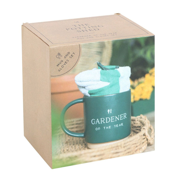 Something Different Enamel Mugs - Gardener of the Year Mug & Gloves