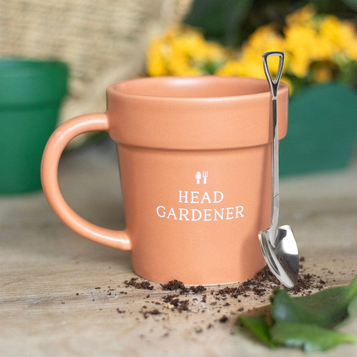 Something Different Enamel Mugs - Head Gardener Mug & Spoon