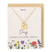 Something Different Jewellery - April Birth Flower Necklace and Card