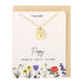 Something Different Jewellery - August Birth Flower Necklace and Card