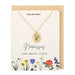 Something Different Jewellery - December Birth Flower Necklace and Card