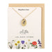 Something Different Jewellery - September Birth Flower Necklace and Card