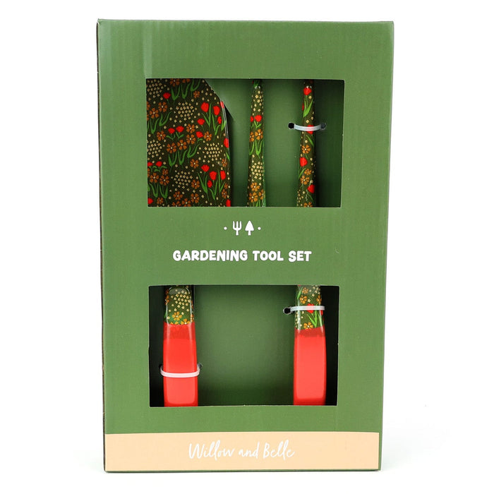 Willow & Belle Garden Tool Gift Sets - Dark Green Meadow Tool Set