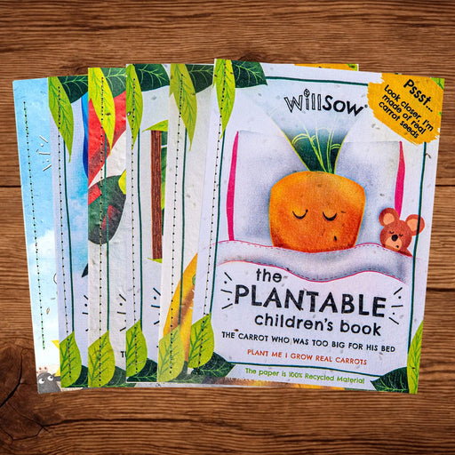 Willsow Books - Plantable Children's Books by Willsow - Complete Set