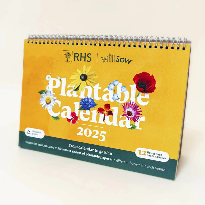 Willsow Calendars & Diaries - RHS & Willsow A5 Plantable Calendar 2025