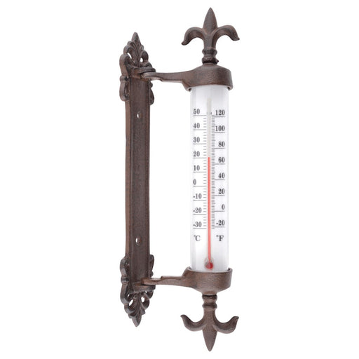 World of Weather Garden Decor - Rustic Window Frame Thermometer