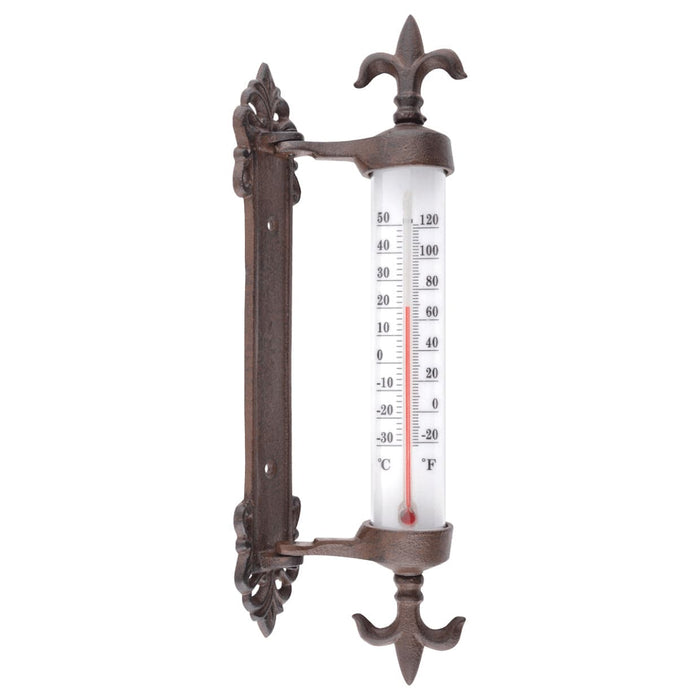 World of Weather Garden Decor - Rustic Window Frame Thermometer